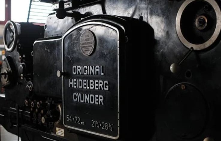 Original Heidelberg Cylinder